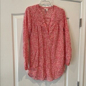 Joie Pink Patterned Blouse